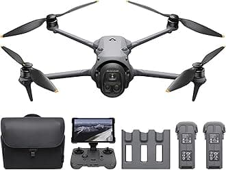 DJI Mavic 4 Pro Drone 512GB Creator Combo (DJI RC Pro 2) with 100MP Hasselblad Camera, Triple-Camera System, 6K/60fps HDR Video, 51-Min Flight Time, O4+ 30km Video Transmission, 0.1-Lux Night Vision