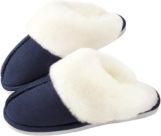 Women's Memory Foam Slippers - Cloud-Like Comfort for Hard Floors, Ultra-Soft Machine Washable Indoor Outdoor House Shoes with Non-Slip Sole