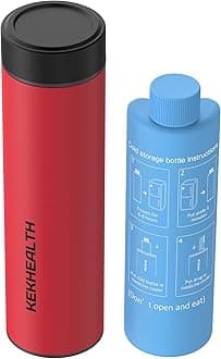 Insulin Cool Bag 2-8 Degrees, Insulin Cool Box 4 Pen, Medication Cool Bag for Travel, Insulin Cooler Diabetic Bag with 2 Ice Packs, QR Medical Travel Pendant (Rescue Red)