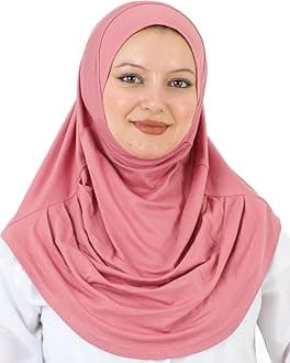 Plain Ready To Wear Hijab for Women, Muslim Instant Turbans, Soft Jersey Scarf, Islamic Clothes, Long Hijabs, Abaya