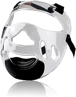 Clear Face Guard, Face Shield Portable Detachable Taekwondo Protection for Sports Karate Martial Arts Face Shield Nose Protector for Sports