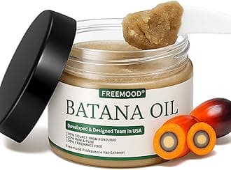 Raw Batana Oil for Hair Growth, 100% Natural & Pure, Dr. Sebi Batana Oil Raw from Honduras Unrefined and Organic, Care for Hair Thickness, Scalp & Skin, with Small Scoop, 4.23 oz / 120g