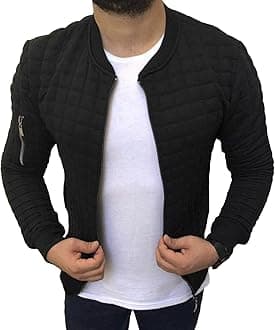 Maiyifu-GJ Men's Lightweight Windproof Bomber Jacket Slim Casual Full Zip Softshell Coat Outdoor Sport Breathable Windbreaker