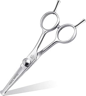 Dog Grooming Scissors: 4.75" Pet Straight Shears Made Of Advanced Stainless Steel Alloy for Trimming Dogs Cats and Other Pets Face and Paws