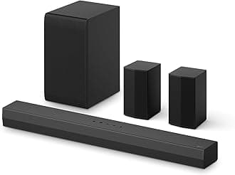 S40TR 4.1 ch. Home Theater Soundbar with Rear Surround Speakers and Wireless Subwoofer, Wow Interface, Dolby Audio, AI Sound Pro, Amazon Exclusive