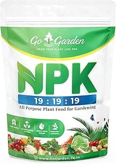 Go Garden NPK 19 Plant Booster & Enhancer | Complete Plant Food for Growth Boost and Maximum Production | Ideal for Home, Garden & Outdoor Plant Care 400 G