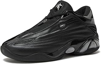 AND1 Mad Game Pro Mens Basketball Shoes, White or Black Basketball Shoes Men, Retro Leather Athletic Sports Sneakers Mens Size 9-14