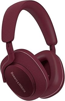 Bowers & Wilkins Limited Edition Px7 S2e Over-Ear Headphones, Bluetooth Headphones Over Ear with Enhanced Noise Cancellation, Transparency Mode, Crystal-Clear Calls, 30-Hour Battery Life, Ruby Red