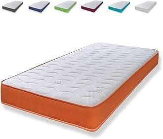 eXtreme comfort ltd Hybrid Cooltouch Colours Mattress | Orange | King (150 x 200cm) | Memory Foam and Coil Spring | Cooltouch Breathable Cover | Plush Comfort | UK Made