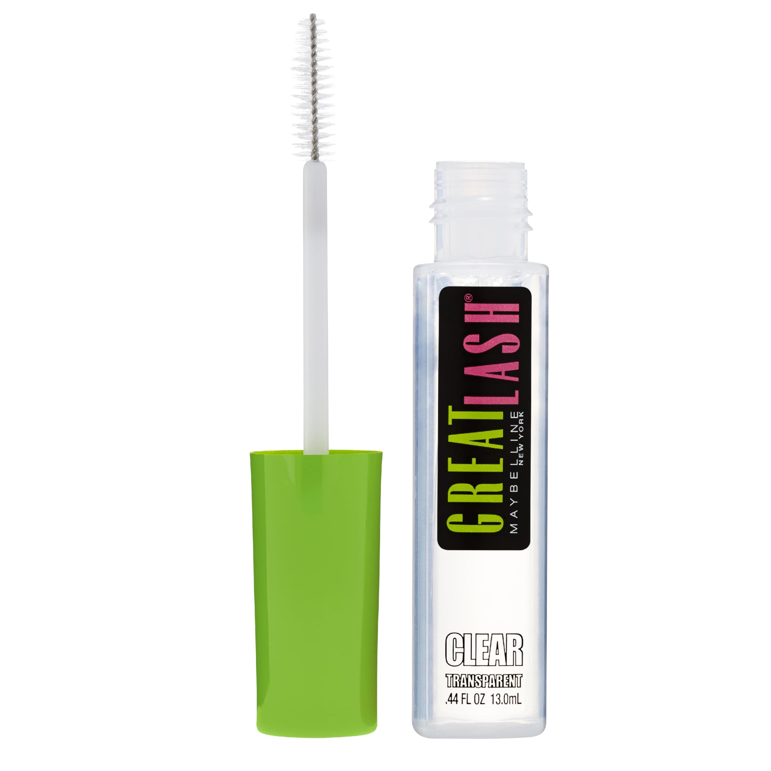 Great Lash Clear Mascara, Conditioning Formula for Lashes and Eyebrows for a Natural Eye Makeup Look, 1 Count
