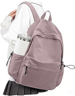 School Backpack Purple Waterproof Bookbag Casual Lightweight Travel Rucksack Daypack Backpacks for Men Women College High School Bags backpack for Boys Girls Teens