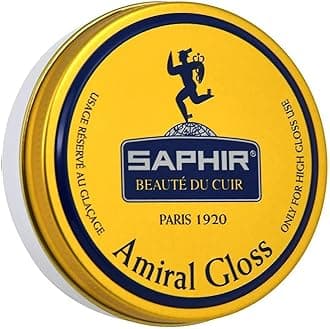 Saphir Amiral Gloss – Leather Shoe Care Polish Wax for High Gloss Mirror Shine for Dress Shoes - 50 ml, Neutral, 1.69 Ounce (Pack of 1)
