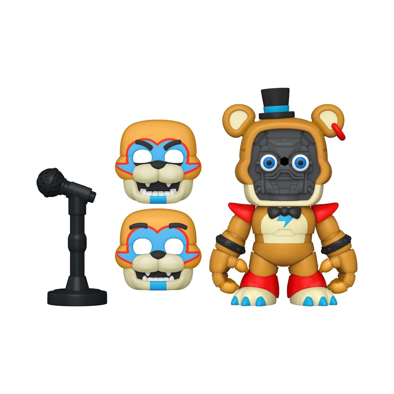 FNAF: Security Breach Glamrock Freddy Snap Mini-Figure