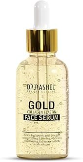 Dr.Rashel Gold Face Serum for Moisturizing & Glowing Skin | Fighting against Aging, Sun Damage, Dark Spots | 30ml
