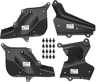 A-Premium Splash Guards Fender Liner Shields Compatible with Toyota Land Cruiser J200 2007-2020 Lexus LX570 2008-2020 Front and Rear 4-PC Set