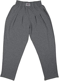 Muscle Alive Mens Gym Baggy Pants for Bodybuilding Fitness Sports Trousers Cotton and Spandex