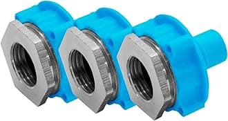 New Ware® Washing Machine Tap Adapter with PVC Thread Connect for Inlet Hose Pipe - Easy Installation, Secure and Leak-Proof Plumbing Solution (Pack of 3)