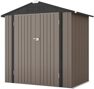 6' x 4' Metal Outdoor Storage Shed