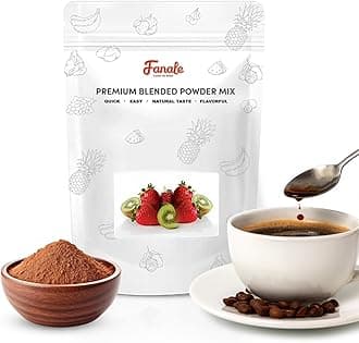 Fanale Premium Coffee Bubble Tea Flavoring Powder | Perfect for Baking, Smoothies, Desserts and Drinks | Instant Flavoring Powder for Boba Milk Tea - 2.2 Pounds (Pack of 20)