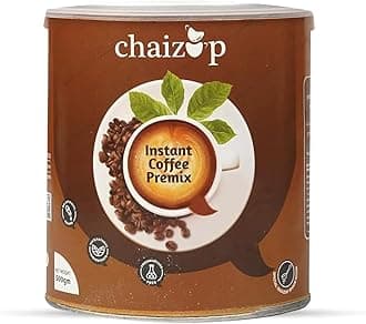 Chaizup Premium 1 Min Instant Coffee Premix - 500g Can | Regular Coffee Flavours | Approx. 36 Servings | 500g