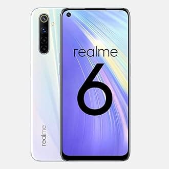 RealMe 6 128GB + 4GB RMX2001 6.5" Dual Shim 4G LTE Helio G970T Processor Quad Camera International Version - No Warranty (GSM Only, Not CDMA) (Comet White)
