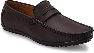 StylelurePremium Black Leather Formal Loafer Shoes for Men