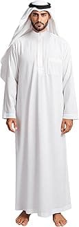 HOMELEX Men's Muslim Clothes Basic,casual,long Sleeve