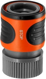 Gardena 36918 Classic Male Garden Hose Connector with Water Stop