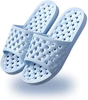 AYYDMYShower Slippers Shoes for Women and Men, Bathroom Non-slip Shower Slippers Sandals, Cushioned Thick Sole Super Comfy, Pillow Sandals for Shower, Beach and Swimming