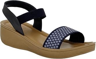 BELLAby Labella Women's Fashion Platform Slip-On Sandal – Comfortable, Lightweight, Slip-Resistant, Breathable – Ideal for Casual and Office Wear