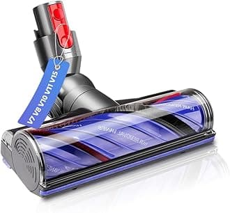Upgrade Anti-Tangle Brush Head Compatible with Dyson Vaccum V7, V8, V10, V11, V15 - High Torque 50W Direct Drive Cleaner Head, Replacement Parts, Motor-Head for Carpets and Hard Floor.