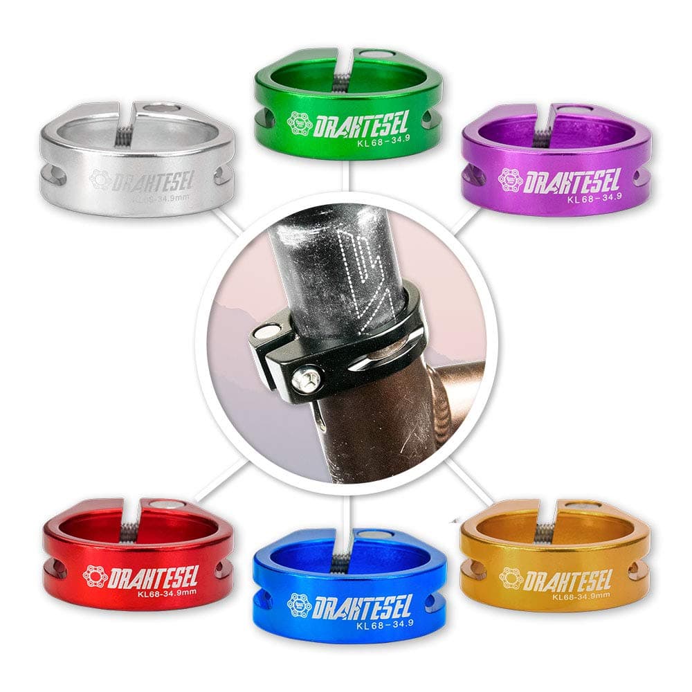 Bicycle Seat / Saddle-Post Clamp in 28.6 mm, 30.2 mm, 31.8 mm, 34.9 mm diameter