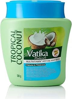 Multivitamin Tropical Coconut Hair Mask - 500g | For Volume & Thickness | Enriched With The goodness Of Coconut, Castor & Henna | Blended With Vital Multivitamins