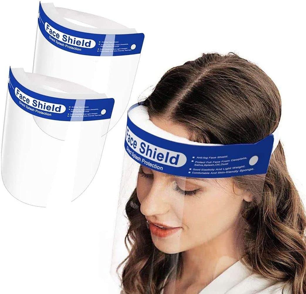 Aksmit Disposable Face Shield with Adjustable Elastic Strap AK-FS-P2-1511 for Mercedes Benz E280 Cdi(All Year Model),pack of 2