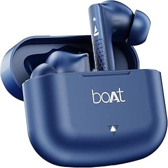 boAt Airdopes 91 in Ear TWS Earbuds with 45 hrs Playtime, Beast Mode with 50 ms Low Latency, Dual Mics with ENx, ASAP Charge, IWP Tech, IPX4 & Bluetooth v5.3(Starry Blue)