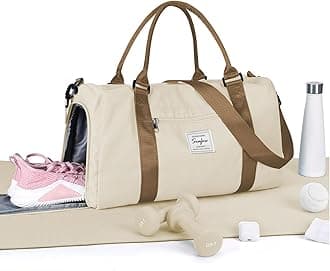 Gym Bag Womens,Travel Duffel Carry on Bag Sport Tote Bag Weekend Overnight Bag