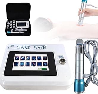 Shockwave Therapy Machine Shock Wave Electromagnetic ED Treatment Pain Relief Deep Muscle Massager Relax Device for Pain Relief and Joint, E-D Treatment, with 11 Massage Head