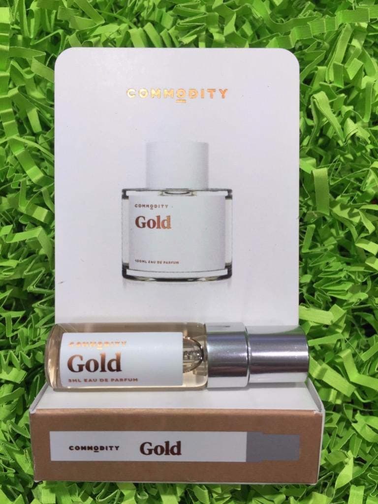 Commodity Gold Eau De Parfum Deluxe SAMPLE 0.10 oz
