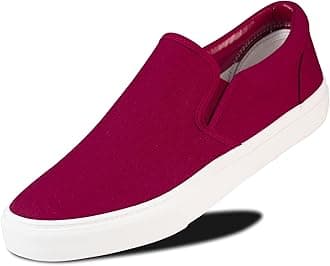Men's Sneakers Low Top Canvas Slip On Shoes for Men, Soft Insole Mens Slip on Sneakers