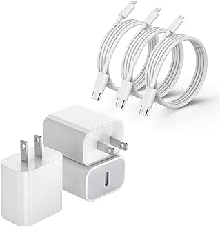 iPhone 13 12 11 Fast Charger, 3Pack [Apple MFi Certified] Lightning Cable Cord 20W Type C Charger USB C Fasting Charging Plug Adapter Compatible with Apple iPhone 13 Pro/12/11Pro Max/XS/XR/X/8/SE/iPad
