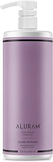 Aluram Coconut Water Based Purple Shampoo for Women (33.8 oz) - Sulfate & Paraben Free