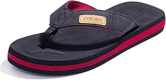 Men's Flip-Flops, Thongs Sandals Comfort Slippers for Beach