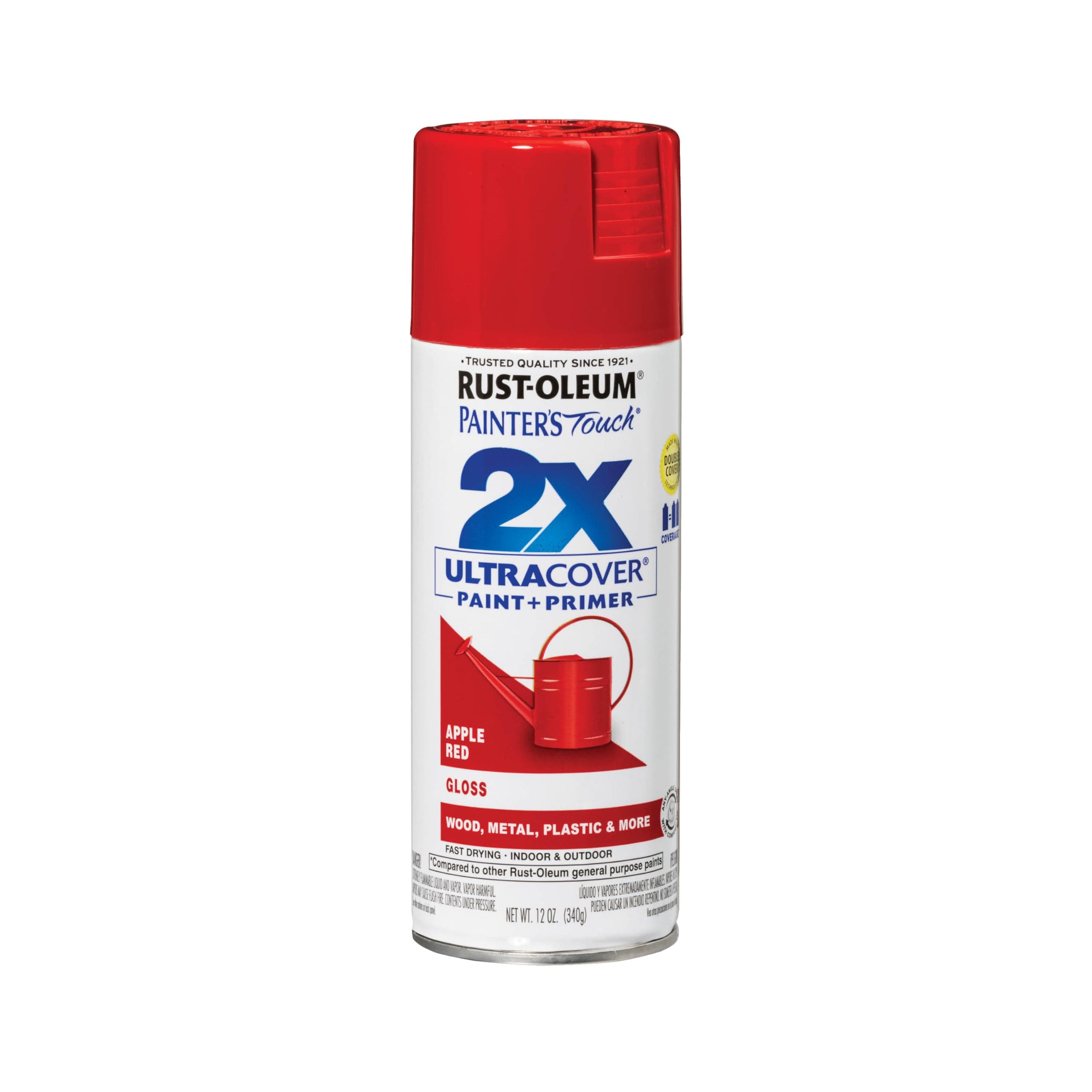 Rust-OlEUm PainterโS Touch 249124 12 Ounce Gloss Ultra Cover Apple Red Spray