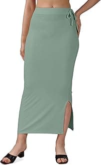 Mehrang Microfiber Saree Shapewear Petticoat for Women, Cotton Blended Shape Wear Dress for Saree