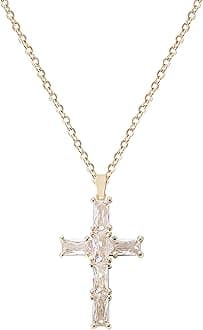 Cross Pendant Necklace for Women Jewelry Gold Cross Necklaces for Women Cross Necklace Minimalist Trendy Jewelry Valentines Day