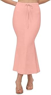 Mehrang Stretchable Saree Shapewear Petticoat for Women, Cotton Blended,Petticoat,Skirts for Women,Shape Wear Dress for Saree