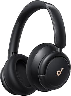 Q30 by Anker, Hybrid Active Noise Cancelling Headphones with Travel Pouch, Multiple Modes, Hi-Res Audio, Custom EQ via App, 50H Playtime, Comfortable Fit, Bluetooth, Multipoint Connection