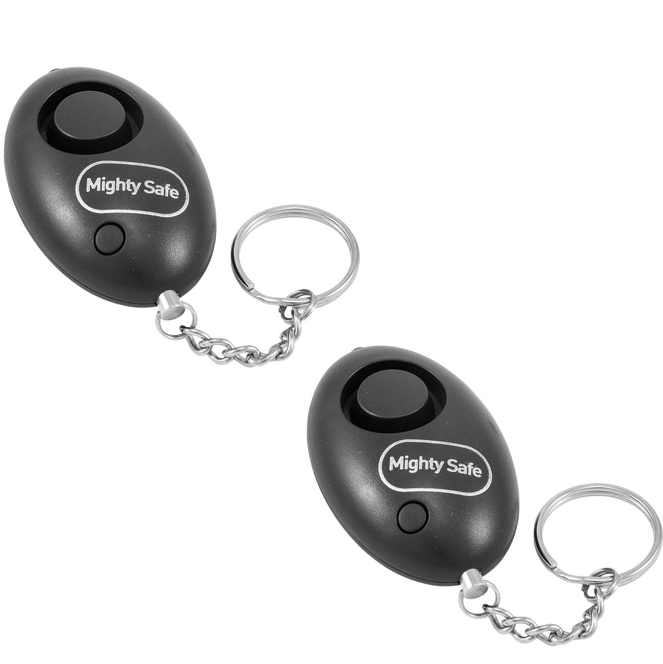 Personal Protection Panic Rape Alarms A pack of 2 - Security & Protection, RAPE ALARM for savvy Women and Men. PANIC ALARM designed by ex Police Officer provides peace of mind through loud - very loud alarm. Comes with FREE emergency whistle providing TWO LAYERS OF PROTECTION. Perfect as Personal Alarms for women and includes handy LED torch! As Personal Alarm Devices go this one is very hard to beat. Enhance your personal security NOW - Black