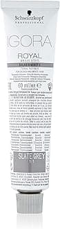 SCHWARZKOPF IGORA ROYAL ABSOLUTES SILVER WHITE PERMANENT HAIR DYE 60ml - SLATE GREY