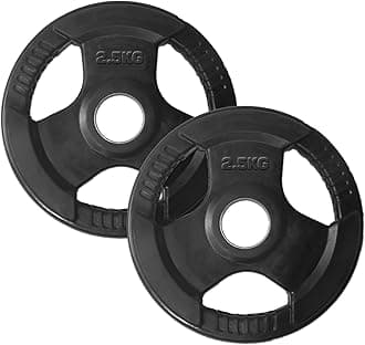 PRO-2.5 Rubber Coated Olympic Weight Plates 2.5kg Pair
